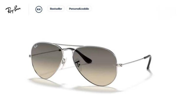 RAY-BAN  AVIATOR 3025 58 003/32 - Occhiale da sole Unisex