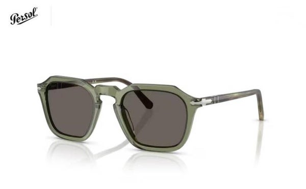 PERSOL - Occhiale da sole uomo - 0PO3292S - 1226B1 - Verde trasparente