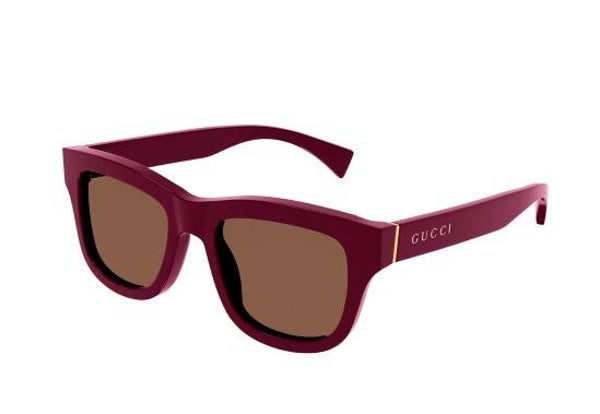 GUCCI GG1135S - 003 BURGUNDY - Occhiale da sole uomo / donna / unisex