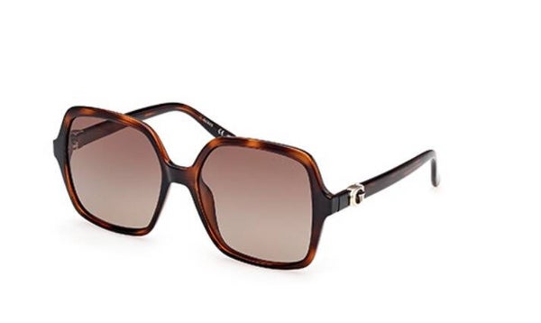 GUESS GU00190/S - 52H Marrone / Tartarugato - polarizzato - Occhiale da sole donna