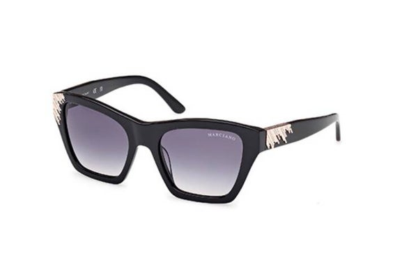 MARCIANO BY Guess GM00024/S  - 01B - NERO LUCIDO - 54 - Occhiale da sole donna