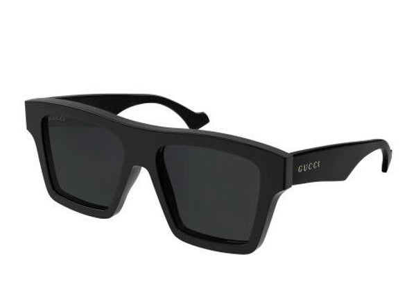 GUCCI - Occhiale da sole uomo unisex - colore 005 nero lucido