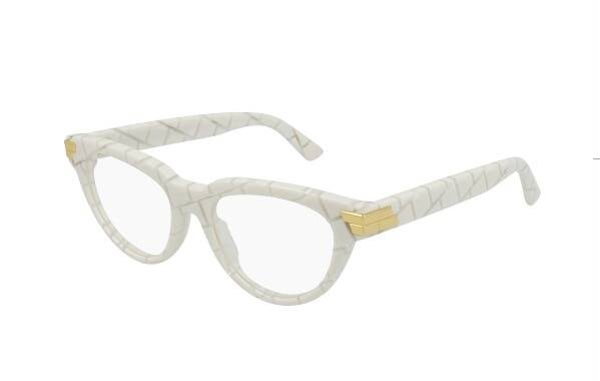BOTTEGA VENETA - Occhiale da vista donna - BV1106O - 004 - IVORY TRANSPARENT
