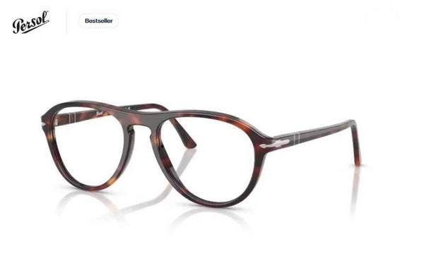 PERSOL - Occhiale vista Unisex - 0PO3371V - Lynn - 24 - Havana