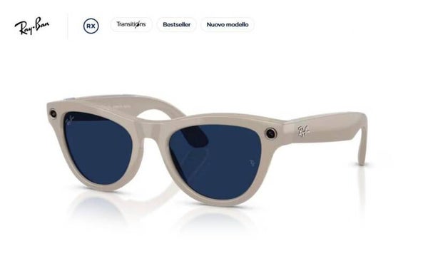 RAY-BAN META Skyler GEN2 0RW4014 6700MF - Grigio Gesso Transitions® Gen S Zaffiro Smart AI Glasses