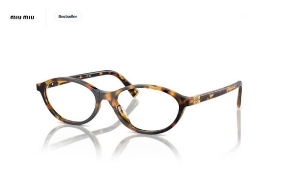 MIU MIU 0MU 09XV VAU1O1 53 (M) Havana Tartarugato – Occhiale da Vista Donna