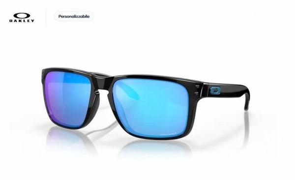 OAKLEY - HOLBROOK XL - 0OO9417 941703 - Nero lucido - Prizm Sapphire - 59 (XL) - Occhiale da sole unisex