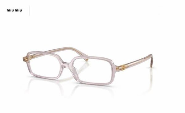Miu Miu 0MU 01YV 12W1O1 Malva Trasparente 53 (S) – Occhiale da Vista Donna