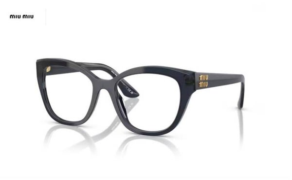 Miu Miu 0MU 05XV 08Q1O1 Blu Trasparente 54 (L) – Occhiale da Vista Donna