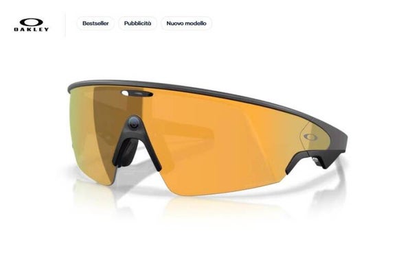 OAKLEY META 0OW8001 800104 52 (XL) Nero – Prizm 24K – Occhiale da Sole AI Unisex  NEW ENTRY · OAKLEY META · AI PERFORMANCE