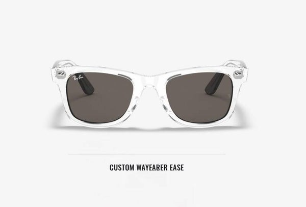 RAY-BAN CUSTOM WAYFARER EASE 0RB4340CP CRYSTAL TRASPARENTE – Occhiale da Sole Unisex