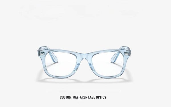 RAY-BAN WAYFARER EASE CUSTOM 0RB4340VCP AZZURRO 50-22 (M) – Occhiale da Vista Unisex