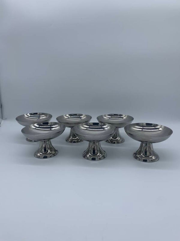Inox vintage champagne/desertcoupes