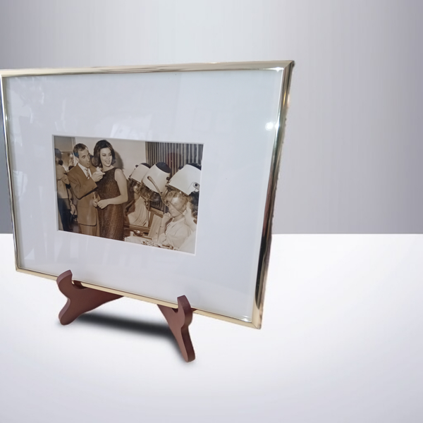 Persfoto Charles Aznavour en Giovanna Ralli