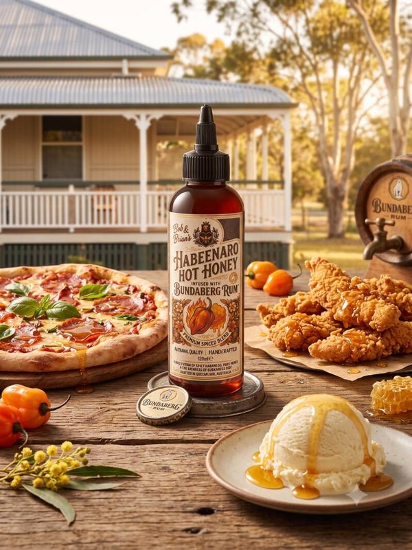 Bundaberg Rum infused Hot Honey 120ml