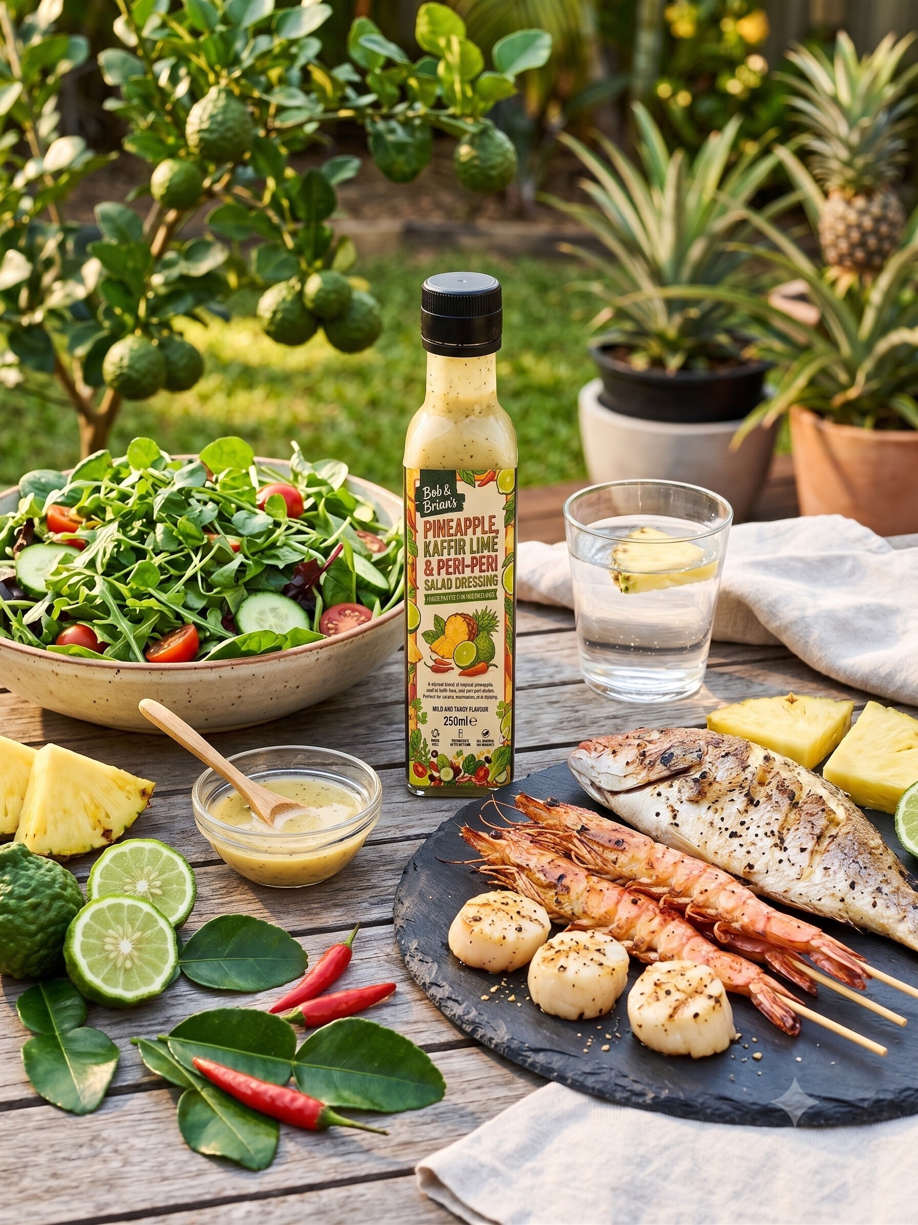 Pineapple, Kaffir Lime & Peri-Peri Dressing 250ml