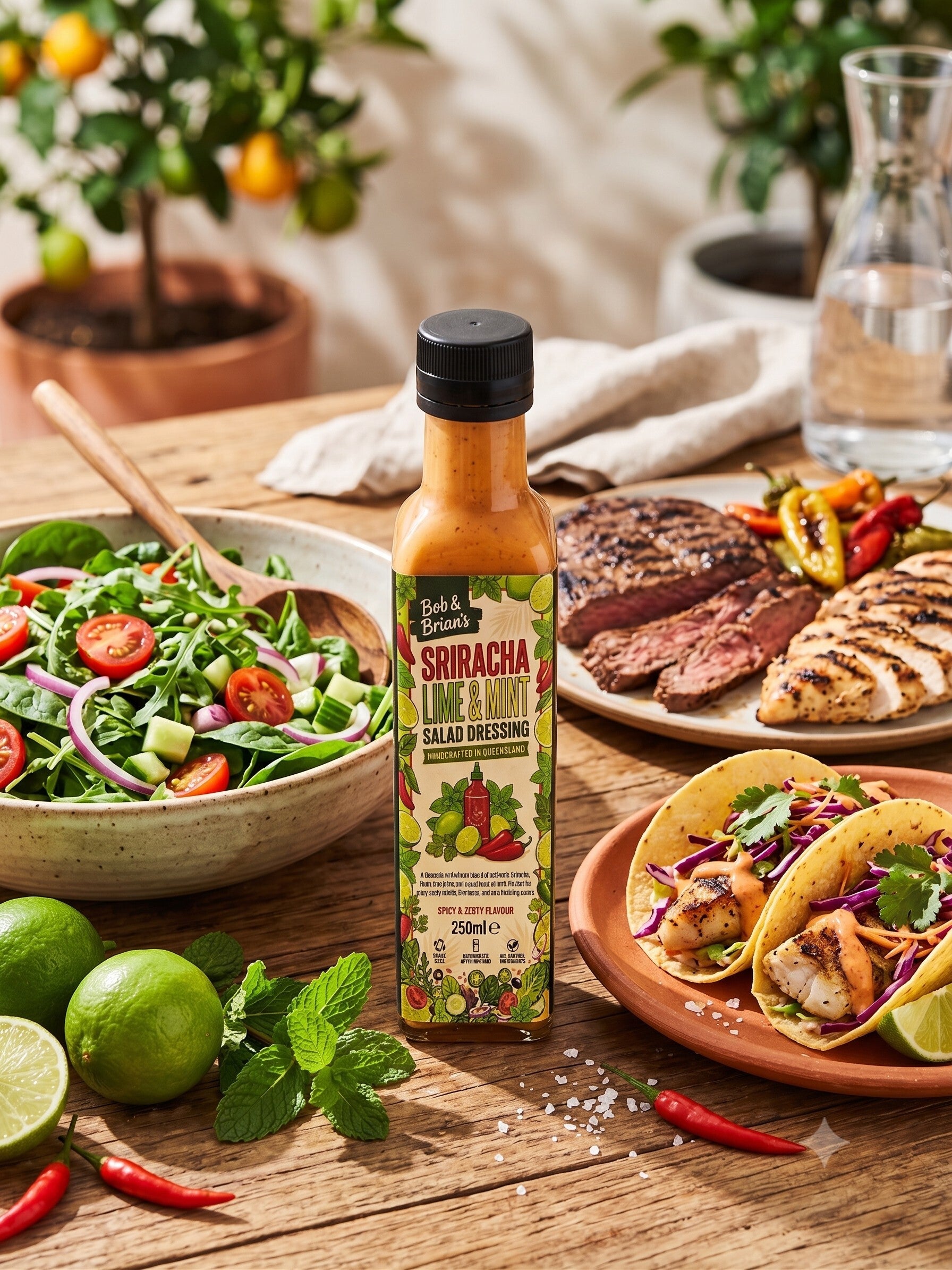Sriracha, Lime & Mint Dressing 250ml