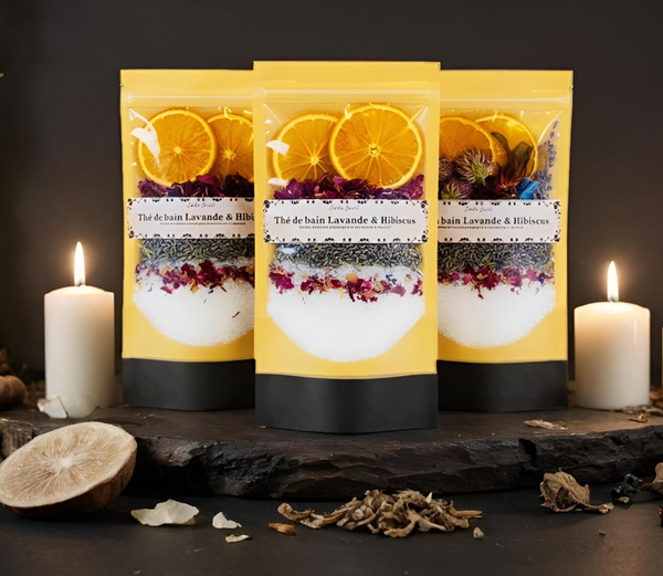 Thé de bain Lavande et Hibiscus