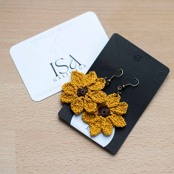 Boucles d'oreilles - Sunflower