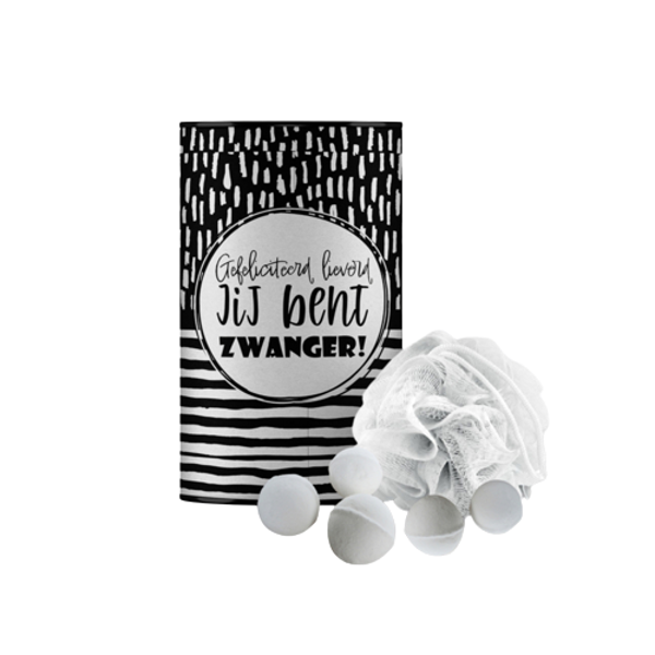 Bruisballen in blik | gefeliciteerd lieverd | Jij bent zwanger