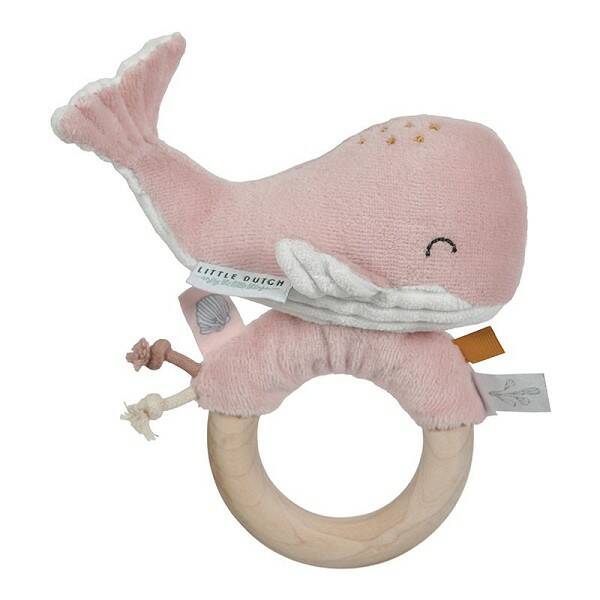 Little Dutch | Bijtring Walvis | Pink