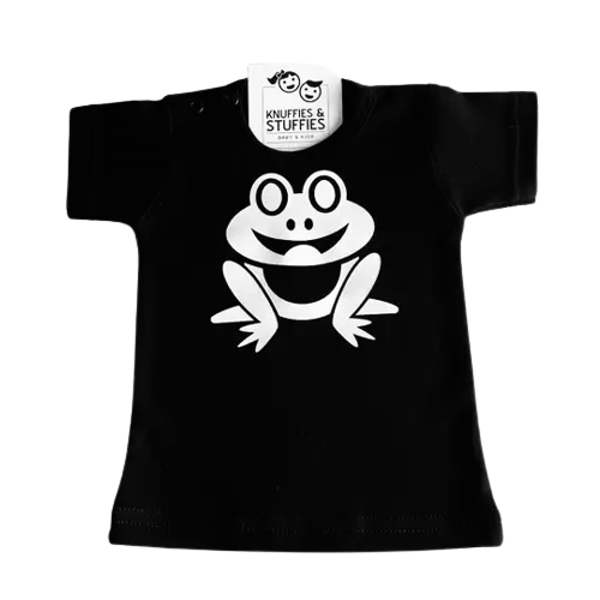 T- Shirt Kikker | Zwart | 56