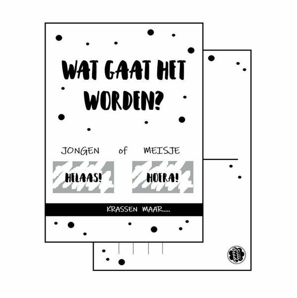Kraskaart | Wat gaat het worden!