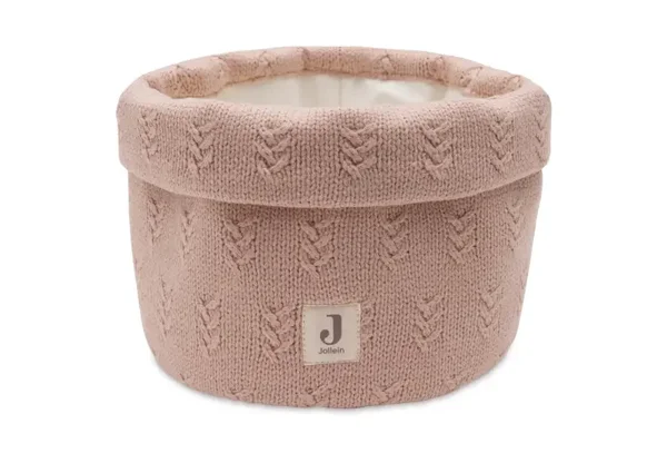 Commode Mandje | Grain Knit |  Wild Rose