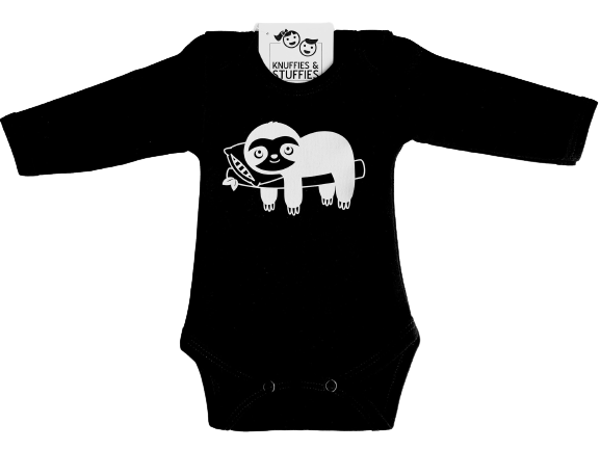 Romper Luiaard | Zwart
