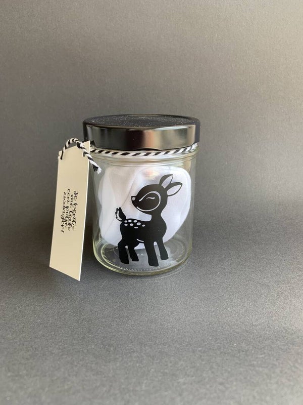 Glazen Cadeaupotje | Bambie met slofjes