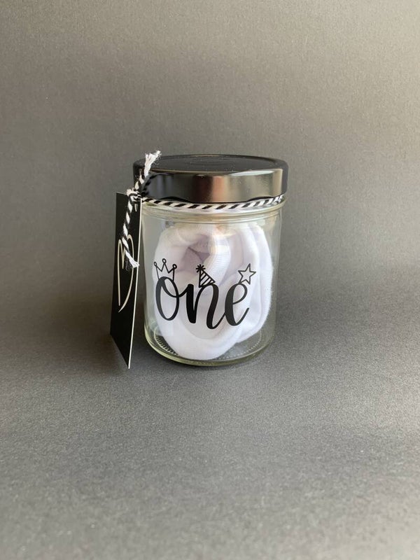 Glazen Cadeaupotje | One met slofjes