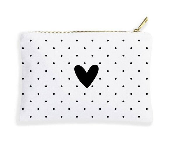 Luiertasje | Stippen met hartje | Shiny Rits