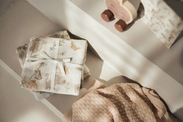 Swaddle | Hydrofiel | Dreamy Mouse | Large afm. 115 x 115 cm.| 2 stuks