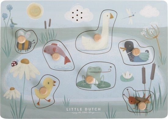 Tiamo | Little Dutch | Geluiden Puzzel FSC | Ark van Noach