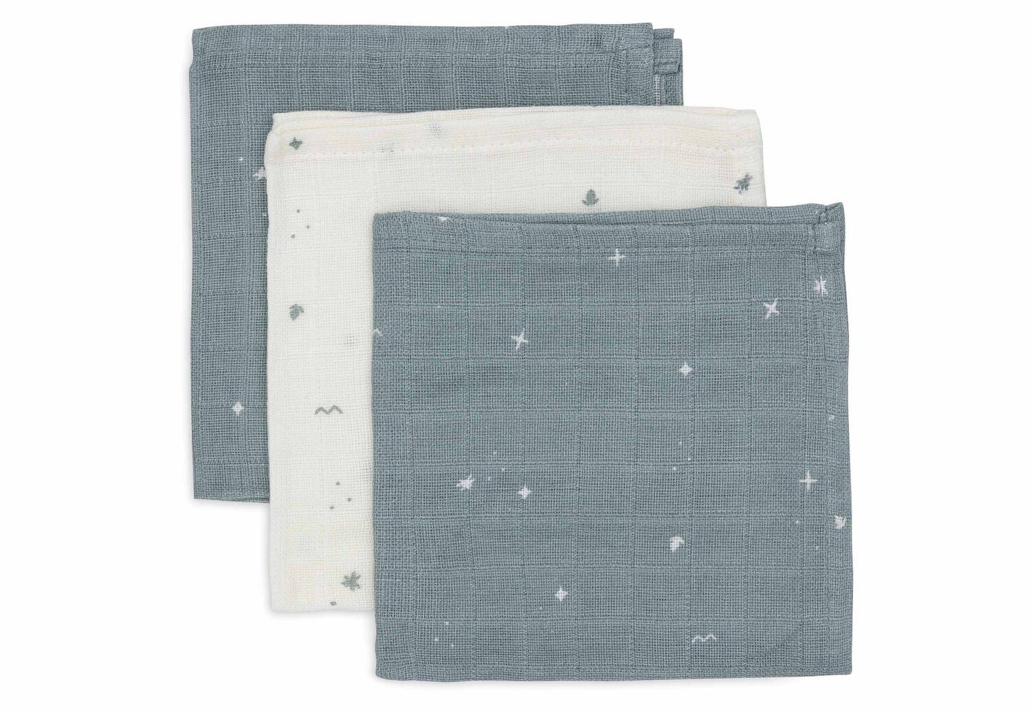 Hydrofiele monddoekjes | Twinkling | Sea Green | 3 pack