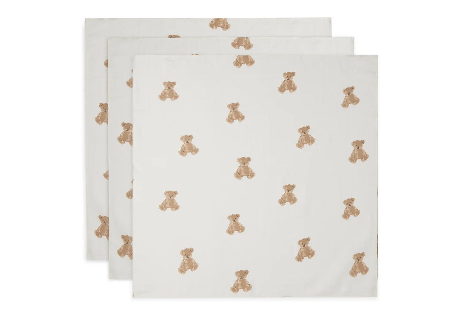 Hydrofiele Doeken | Teddy Bear | 70 x70 cm. | 3 pack