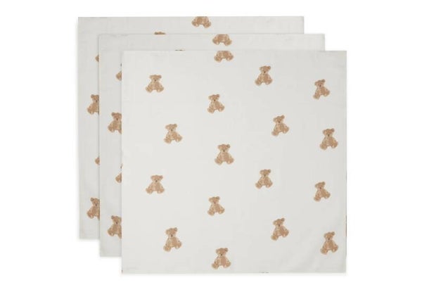 Hydrofiele Doeken | Teddy Bear | 70 x70 cm. | 3 pack