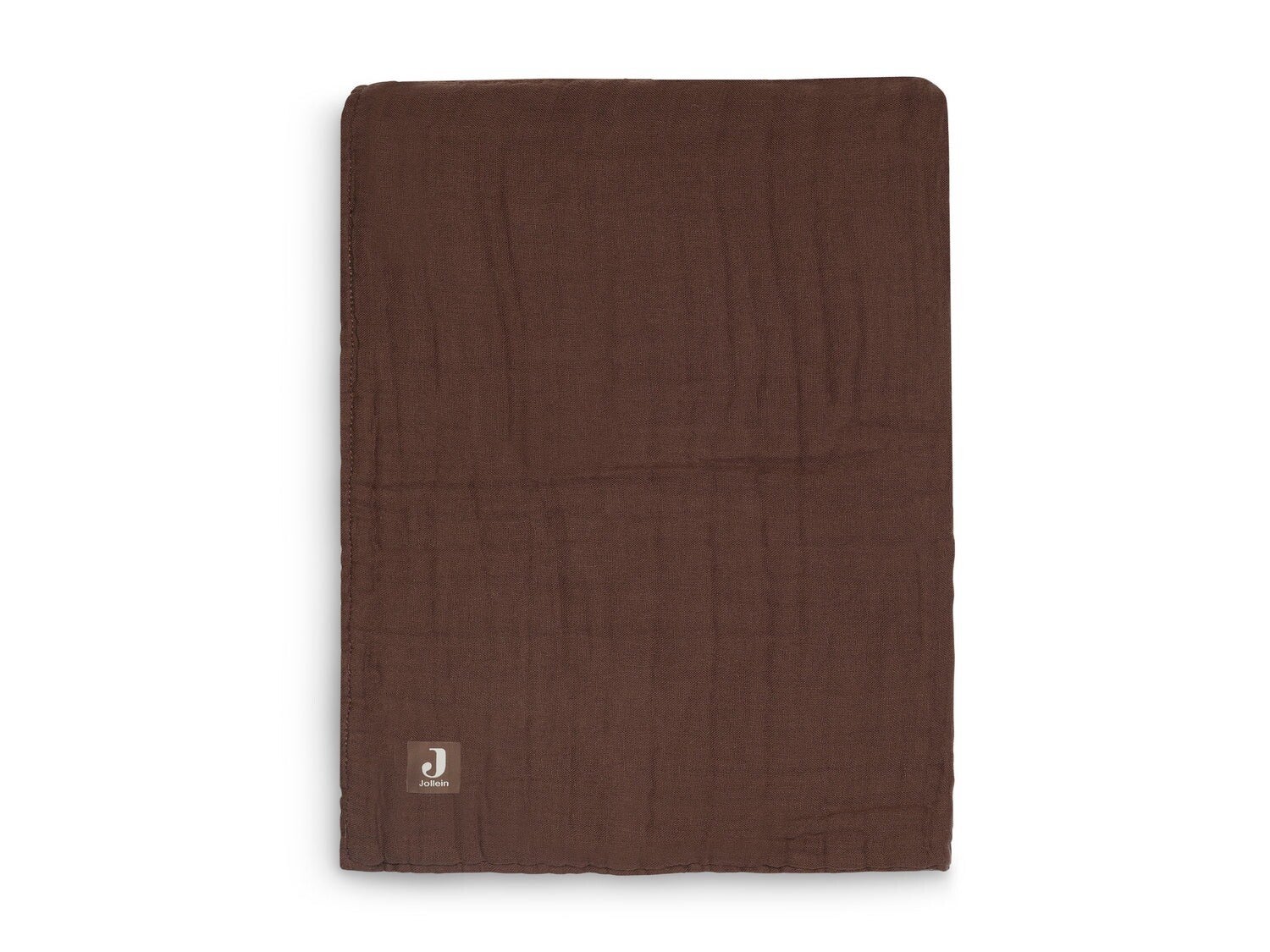 Wiegdeken | Wrinkled Cotton | Kleur Chestnut | 100 x 75 cm.