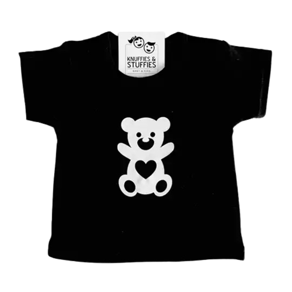 T-Shirt Beertje | Zwart