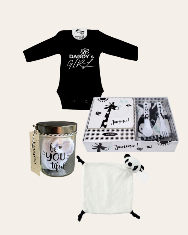 Geschenkset | zwart - wit