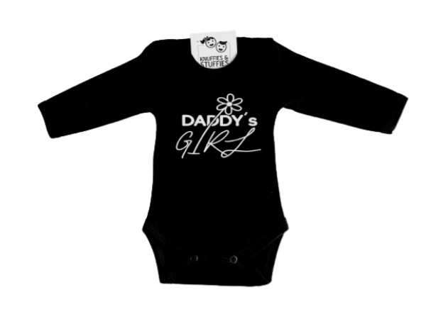 Romper Daddy's girl | Zwart