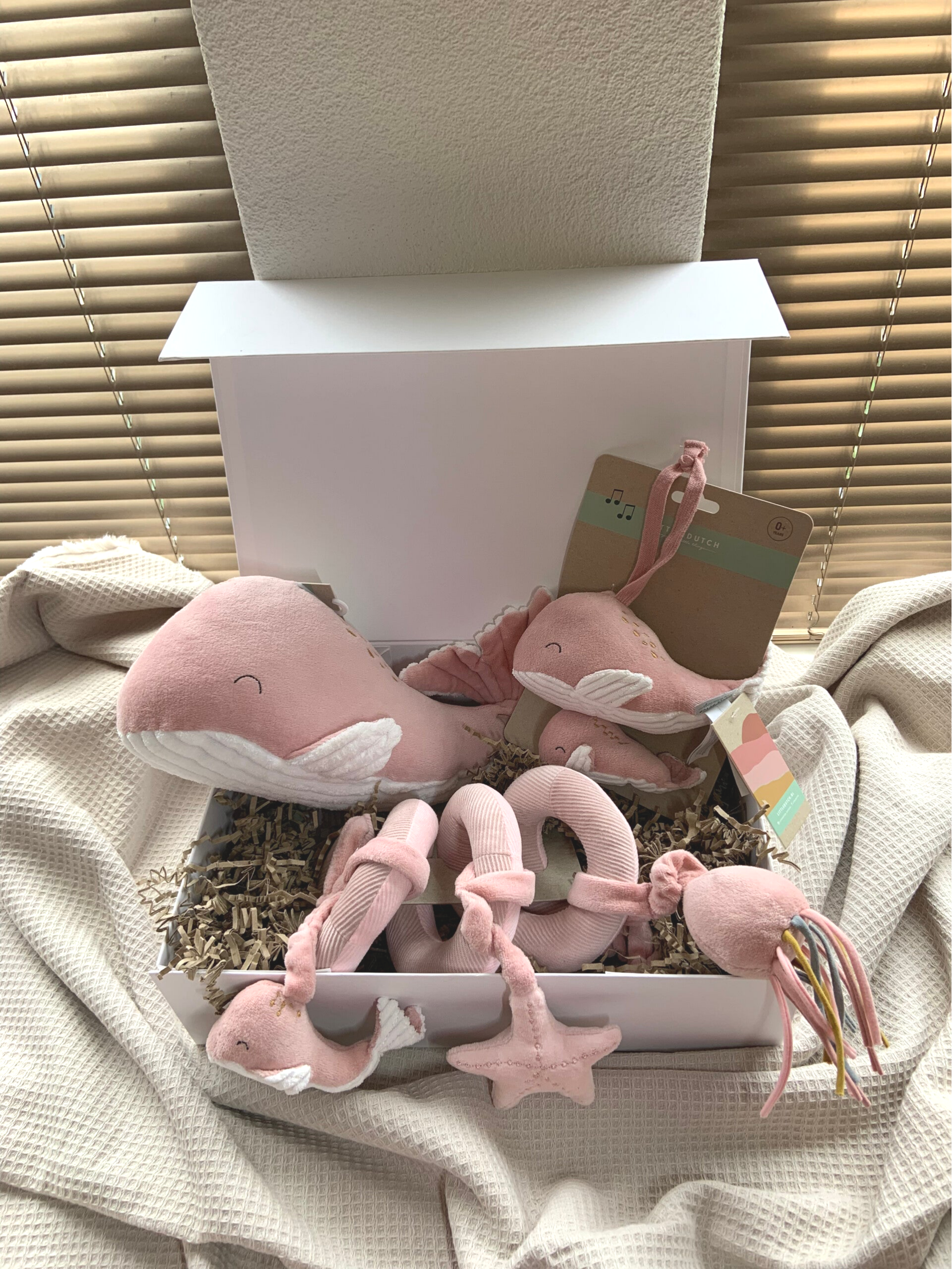 Kraamcadeaupakket | Groot | Ocean Pink Collectie | Fleur