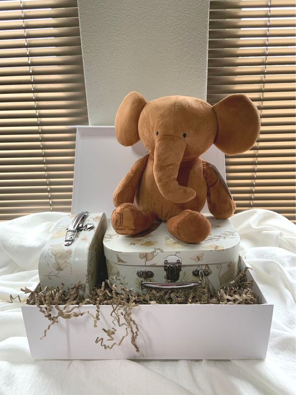 Kraamcadeaupakket | Groot | Elephant |  Caramel Milou