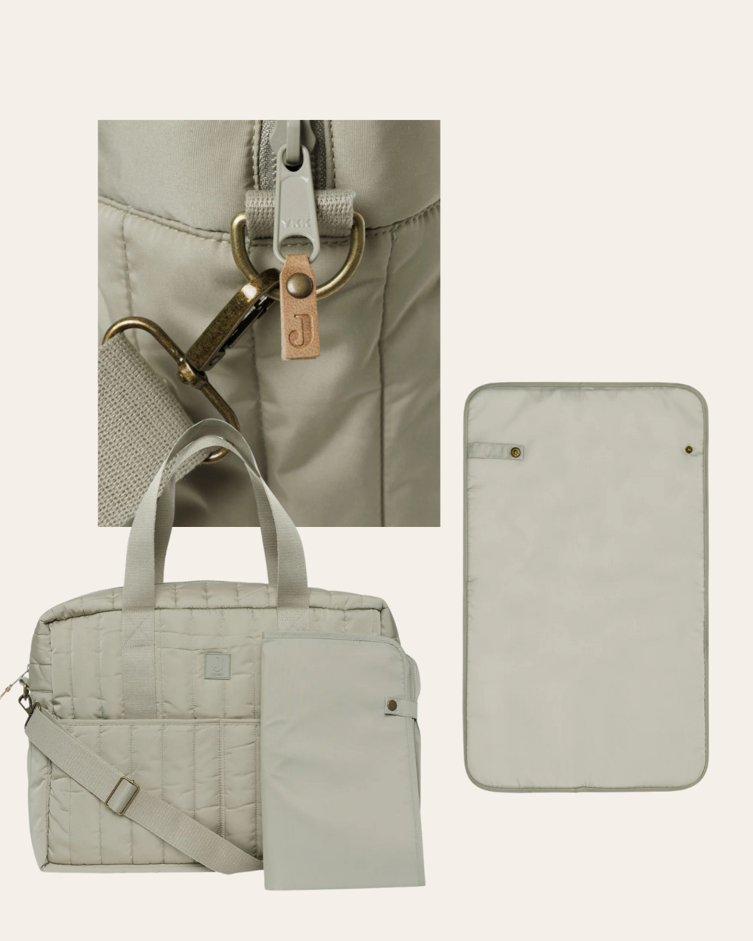 Mombag | Jollein | Puffed Moos | Olive Green