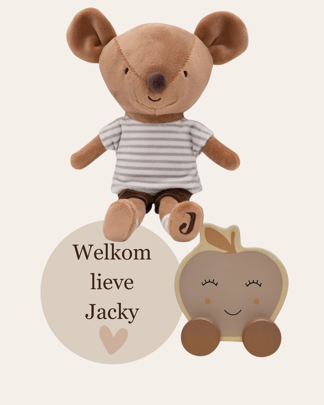 Geschenkset | Welkom lieve Jacky
