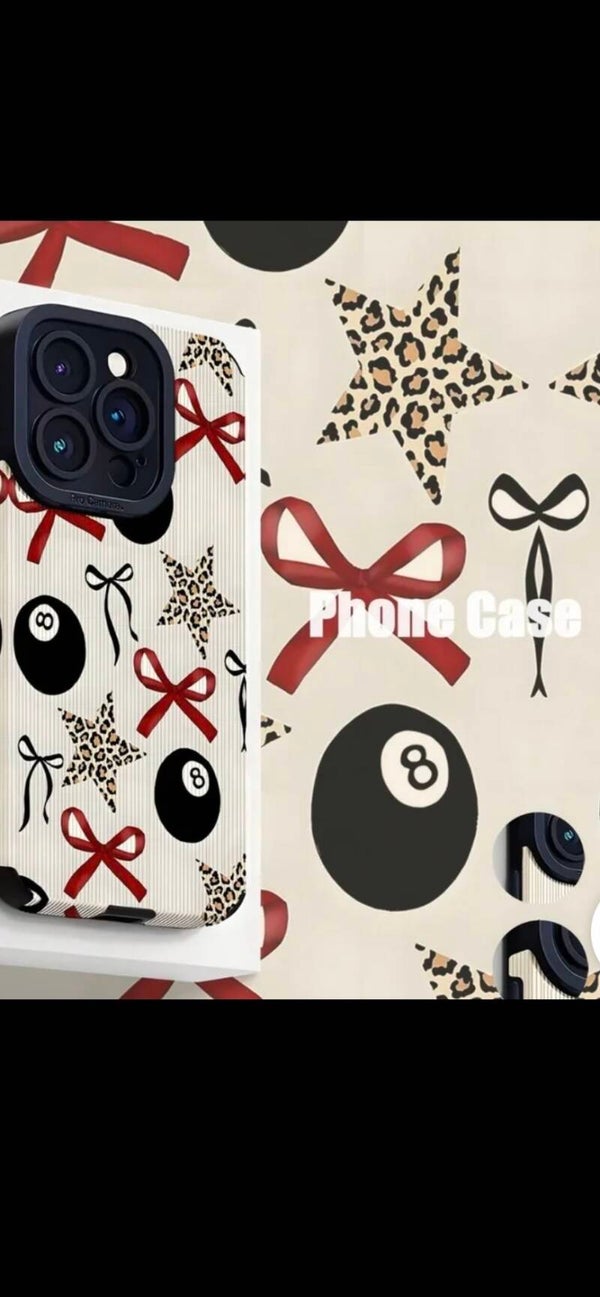 Coque De Téléphone Papillon Noeud Pour Apple Iphone 13/12/11 Tpu Matériel Couleur Noire Mod...