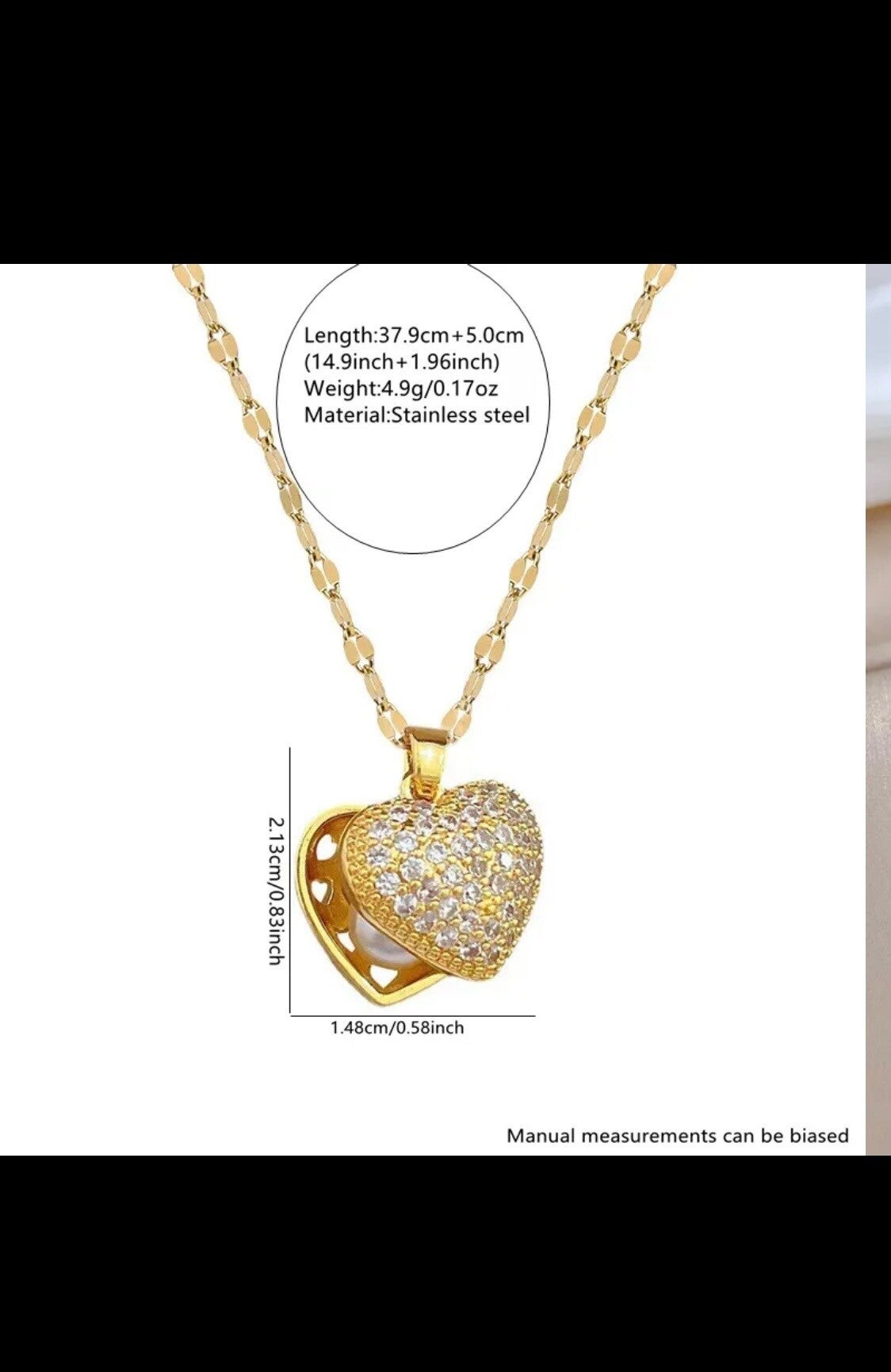 Bijoux en cœur / collier