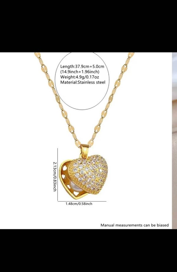 Bijoux en cœur / collier