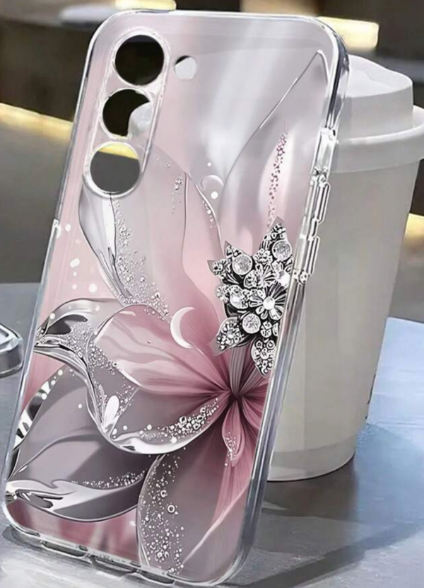 Coque téléphone fleur
