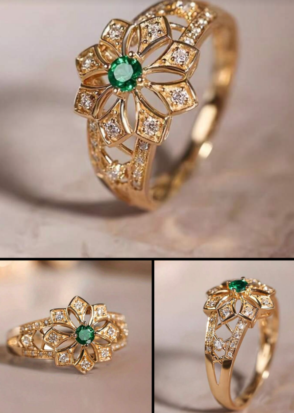 Bague fleur